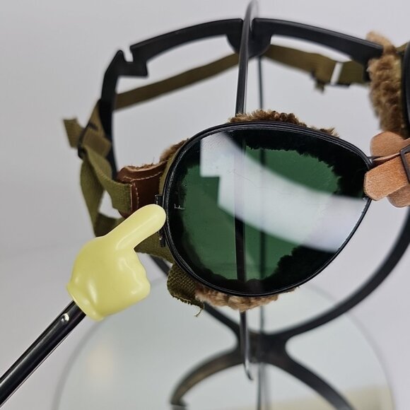 WWII 1942 US Original Foster Grant Snow Or Aviator GOGGLES Rare Amazing Set - Picture 3 of 15